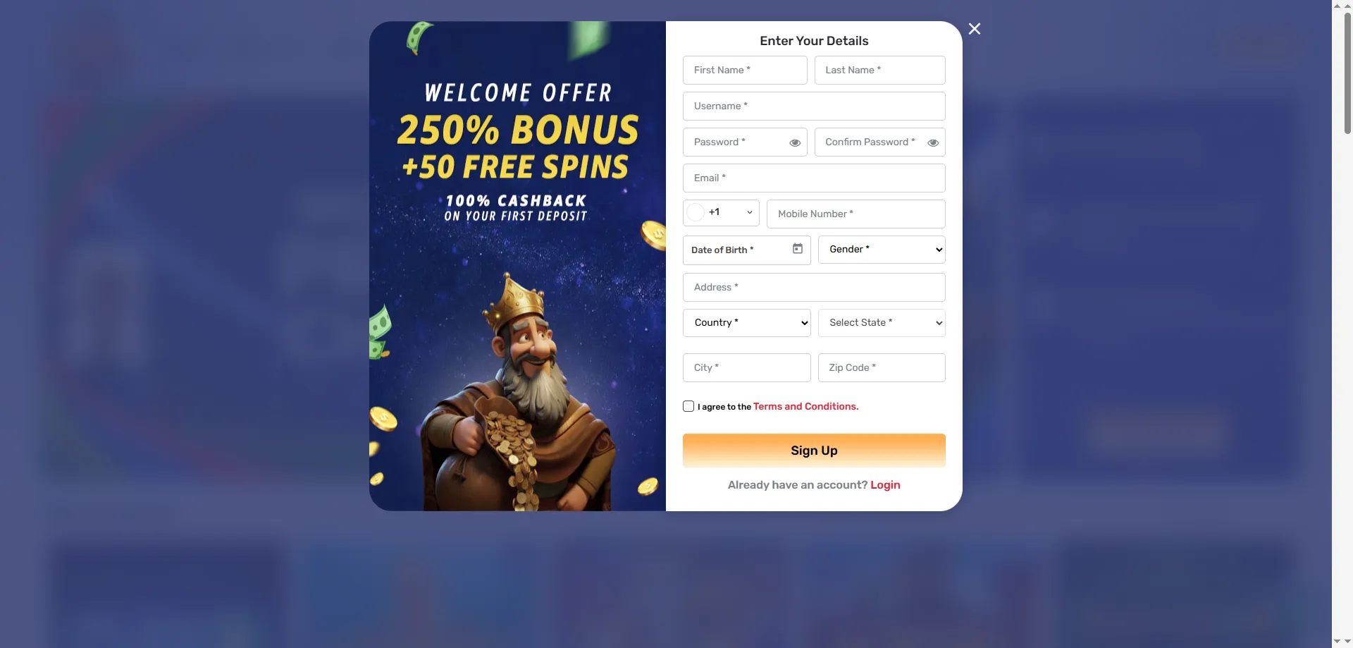 Dream Royale Casino registration steps for new NZ players